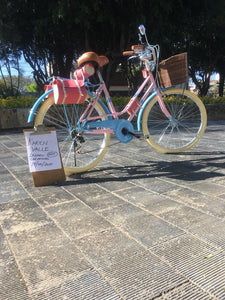 Bicicleta vintage azul