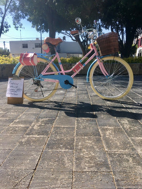 Bicicleta vintage azul