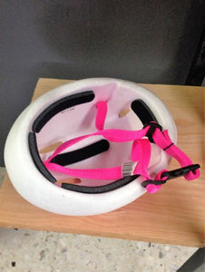 Casco para bebé en magenta RIN RIN BICLAS