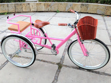 Cargar imagen en el visor de la galería, Tricicleta pink flamingo banca chica RIN RIN BICLAS
