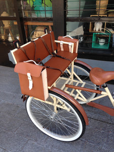 Tricicleta chocolat canastilla desmontable RIN RIN BICLAS