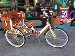 Tricicleta chocolat canastilla desmontable RIN RIN BICLAS