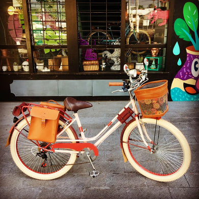 bicicleta vintage rosa