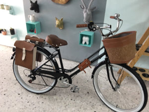Bicicleta vintage negra