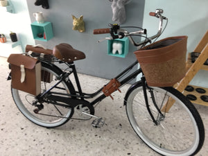 Bicicleta vintage negra