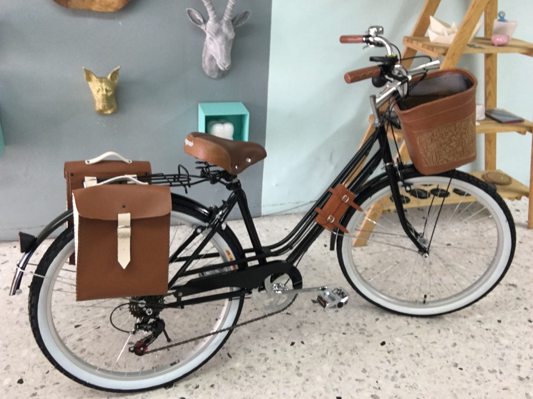 Bicicleta vintage negra