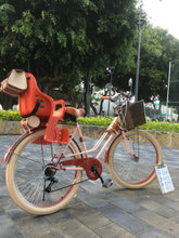 Cargar imagen en el visor de la galería, bicicleta vintage porta bebé
