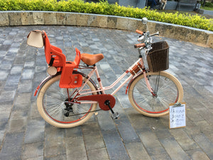 bicicleta vintage porta bebé