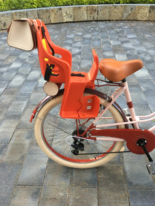 bicicleta vintage porta bebé
