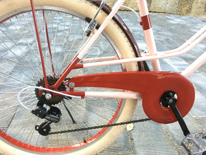 cubre cadena bicicleta vintage