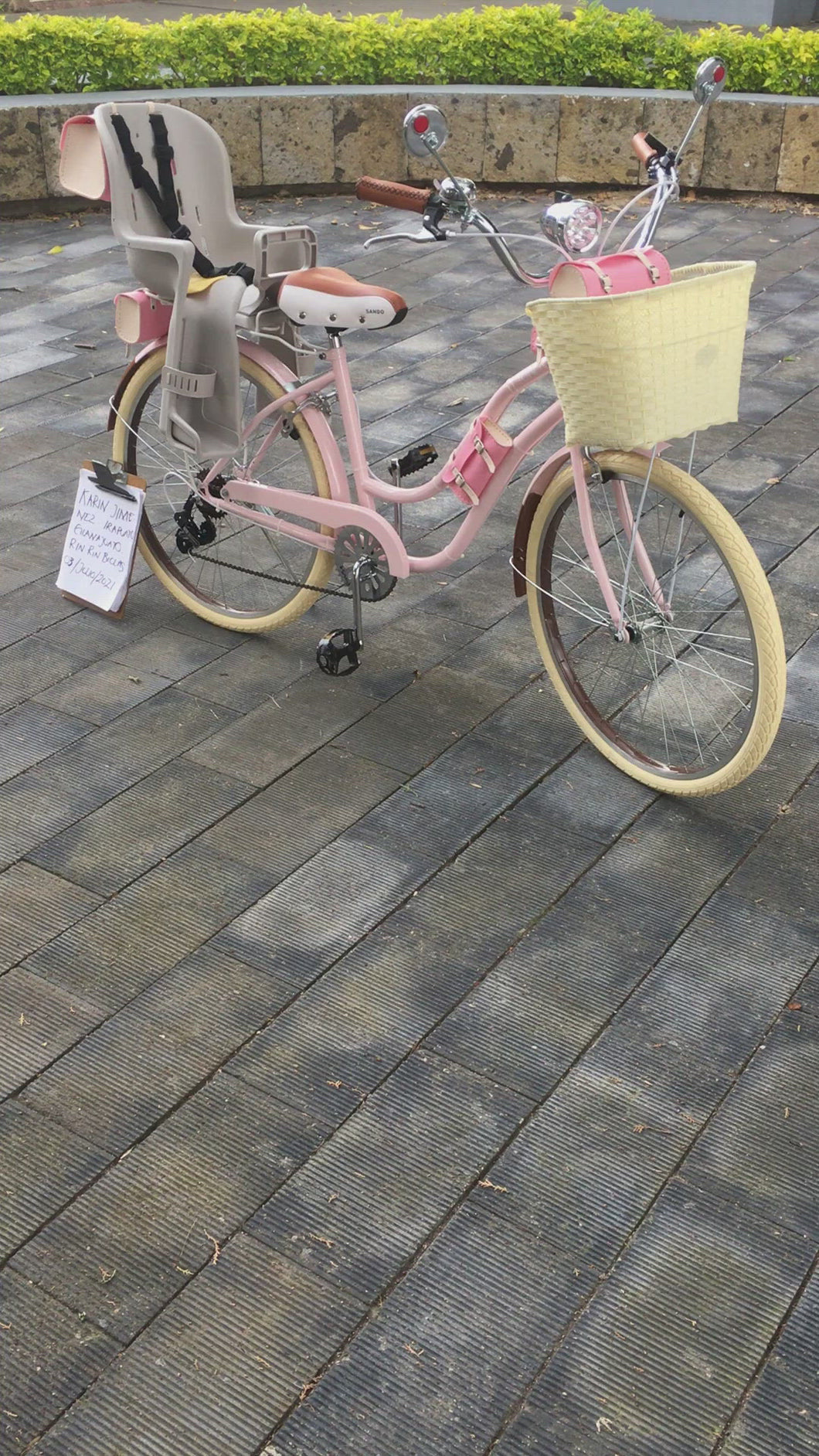 Slim D Bridget Jones con porta bebé 2022 RIN RIN BICLAS